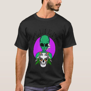 T-shirt Aliens UFO Hunter Space Hommes Femmes