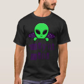 T-shirt Aliens Ufo - Ils Sont Là (Devant)