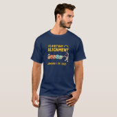 T-shirt Alignement planétaire Système solaire spatial 2025 (Devant entier)