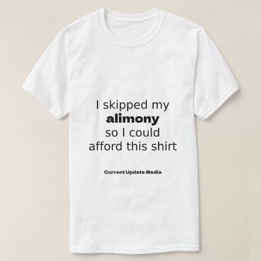T-shirt Alimentation (Design devant)