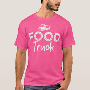 T-shirt Alimentation Camion Lettering Street Food Pop-up R