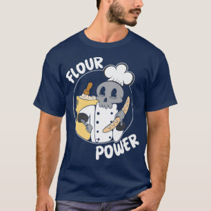 T-shirt Alimentation de farine homme au travail boulangeri