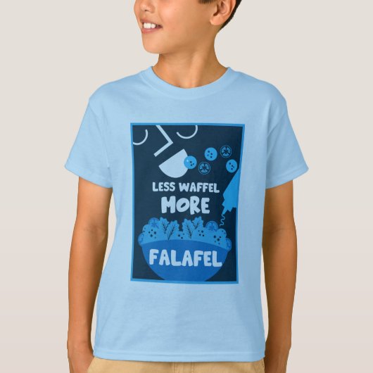 T-shirt Alimentation de la rue Falafel (Devant)