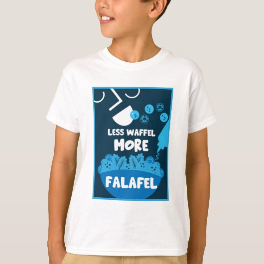 T-shirt Alimentation de la rue Falafel (Devant)