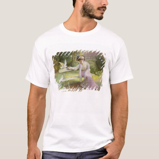 T-shirt Alimentation des colombes (Devant)