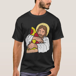 T-shirt Alimentation Lover Jesus Pizza Drôle Dieu Christ S
