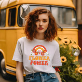 T-shirt Alimentation par fleur rétro