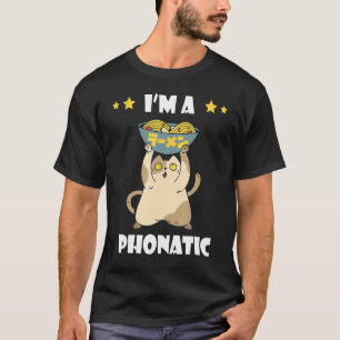 T-shirt Alimentation Pun Chat Pho Noodle Soupe Viêt-namien