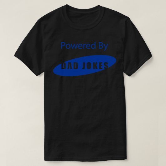 T-shirt Alimenté par (Design devant)