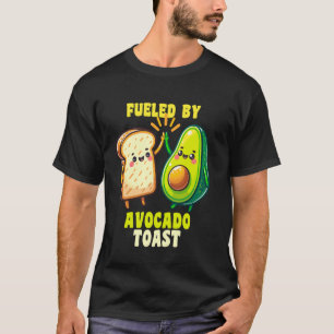 T-shirt Alimenté Par Avocado Toast mignon Vibes du matin