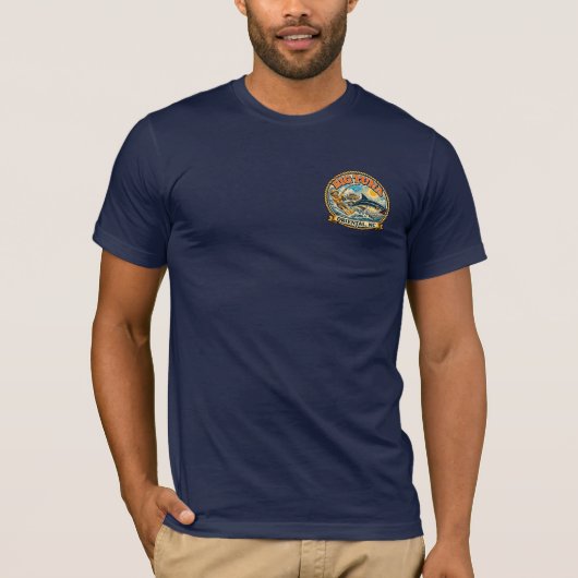 T-shirt Alimenté par Big Tuna (Devant)
