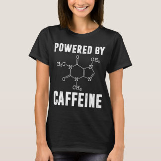 T-shirt Alimenté Par Café Scientifique De Caféine
