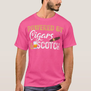 T-shirt Alimenté par Cigares Scotch Cigars
