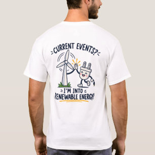 T-shirt Alimenté par de l'énergie propre – Énergie renouve