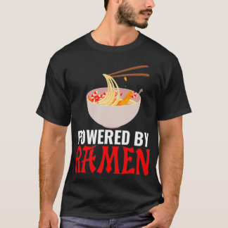 T-shirt Alimenté Par Des Nouilles Japonaises Ramen Avec De