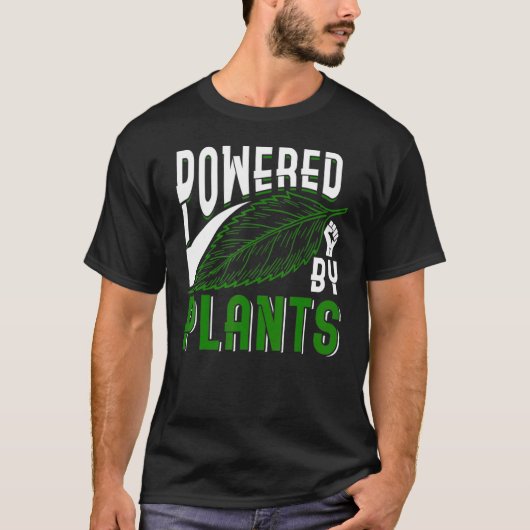 T-shirt Alimenté Par Des Plantes (Devant)