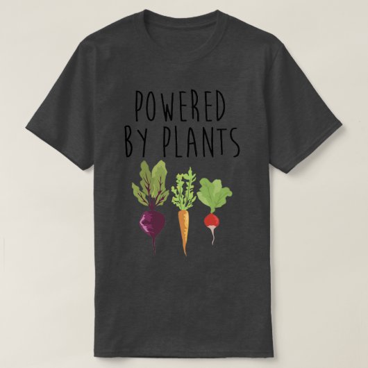 T-shirt Alimenté Par Des Plantes (Design devant)