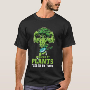 T-shirt Alimenté par des plantes Propulsé par du tofu Pros