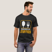 T-shirt Alimenté Par Des Stuffies Des Clams Stuffés Humour (Devant entier)