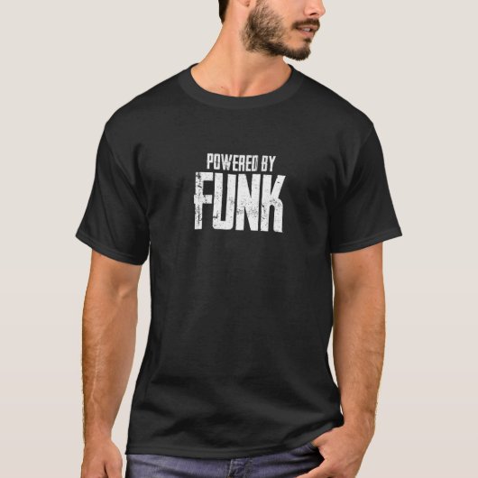 T-shirt Alimenté Par Funk Music (Devant)