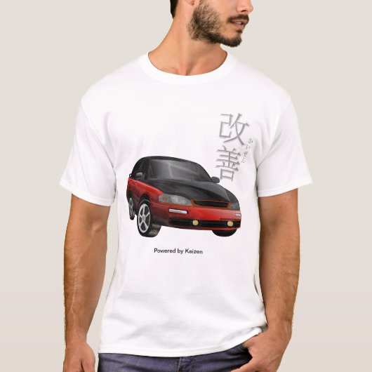 T-shirt Alimenté Par Kaizen (Devant)