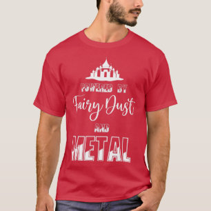 T-shirt Alimenté Par La Poussière Et Le Métal Fraisés