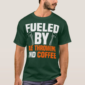T-shirt Alimenté Par L'Ax Jetant Et Café
