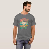 T-shirt Alimenté par le café (Devant entier)