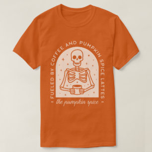 T-shirt Alimenté par le café et les lattes d'épices Citrou