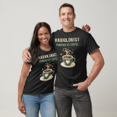 T-shirt Alimenté par le café Radiologue (Unisexe)