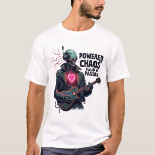 T-shirt Alimenté par le chaos, alimenté par la passion