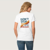 T-shirt Alimenté par le feu (Dos entier)
