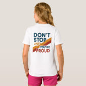 T-shirt Alimenté par le feu (Dos entier)