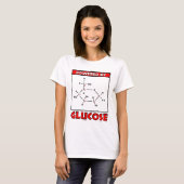 T-shirt Alimenté par le glucose (Devant entier)