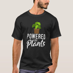 T-shirt Alimenté Par Le Plante Plante Fanatic Plante Life