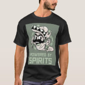 T-shirt Alimenté par les esprits Ver de tequila (Devant)