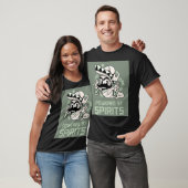 T-shirt Alimenté par les esprits Ver de tequila (Unisexe)