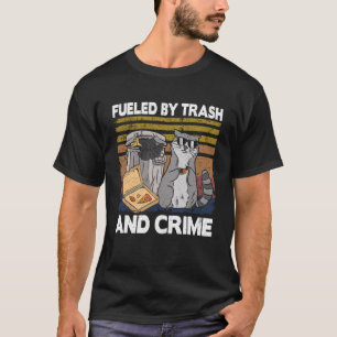 T-shirt Alimenté Par Les Ordures Et Le Crime Les Ordures P