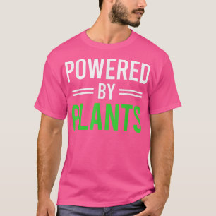 T-shirt Alimenté par les plantes végétarien végan workout