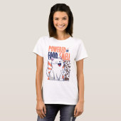 T-shirt Alimenté par l'Odeur de Nourriture | Création de C (Devant entier)