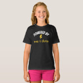 T-shirt Alimenté Par Mac & Cheese | Macaroni & fromage T-S (Devant entier)