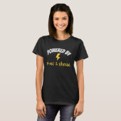 T-shirt Alimenté par Mac et Fromage (Devant entier)