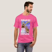 T-shirt Alimenté Par Microplastiques Capybara (Devant entier)