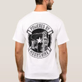 T-shirt Alimenté Par Moonshine (Dos)