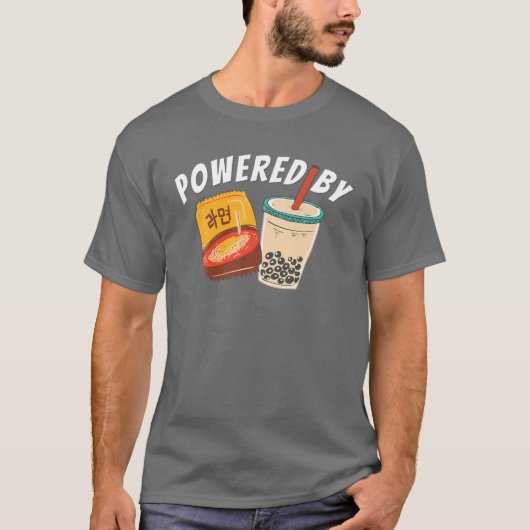 T-shirt Alimenté Par Ramen (Devant)