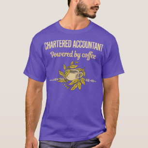 T-shirt Alimenté Par Un Comptable Agréé Au Café