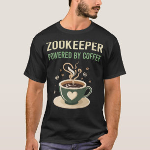 T-shirt Alimenté Par Un Zookeeper À Café