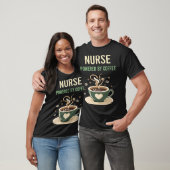 T-shirt Alimenté Par Une Infirmière À Café (Unisexe)