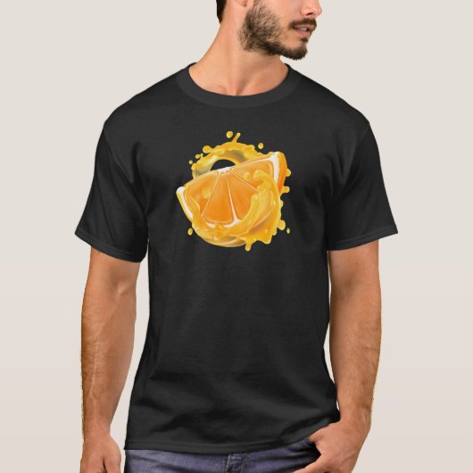 T-shirt Aliments aux fruits orange 1 (Devant)