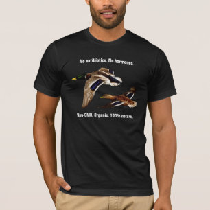 T-shirt Aliments biologiques sauvages Chasse au canard amu
